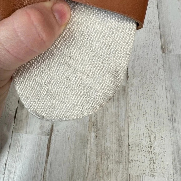 Cole Haan Crystal Wedge Sandal Brown Leather NEW Size 8 - Picture 5 of 11